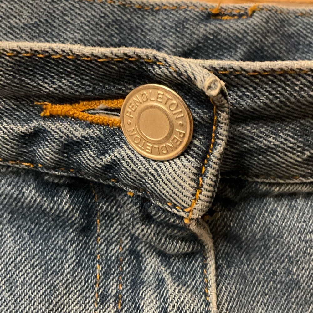 Vintage Pendleton Denim Skirt - Picture 12 of 14
